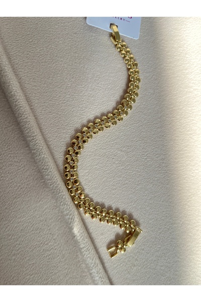 XUPING JEWELRY Kadın Gold Renk Simetrik Zirkon Taşlı Trend Xuping Bileklik