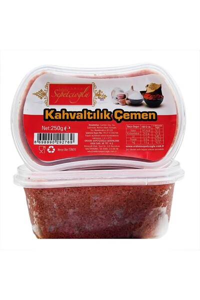 Sepetçioğlu yöresel KASTAMONU MEŞHUR SEPETÇİOĞLU Çemen 250G
