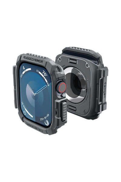 Spigen Ανθεκτική Θήκη, σκούρο γκρι - Apple Watch 2024 46mm