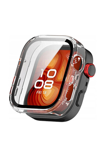 Huawei Διαφανής πλαστική θήκη με γυαλί για Watch Fit 4 Pro