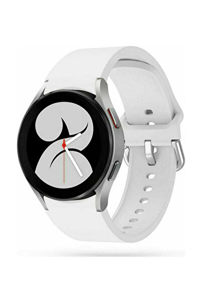 OEM Λουράκι Σιλικόνης Λευκό (Galaxy Watch4/5/6/7/FE/4 Classic/6 Classic/5 Pro)
