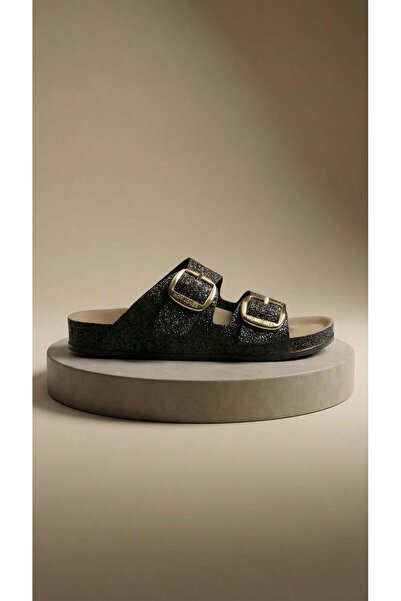 Shoebuo Γυναικείες ορθοπεδικές παντόφλες με μαλακή σόλα με διπλή πόρπη, αντιο...