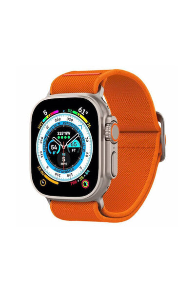 Spigen Lite Fit Ultra Υφασμάτινο Λουράκι Πορτοκαλί (Apple Watch 4, 5, 6, SE, ...