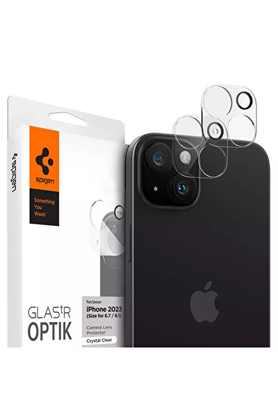 Spigen Γυαλί tR Optik 2 Τεμαχίων, κρυστάλλινα διαυγή - για iPhone 15/15 Plus