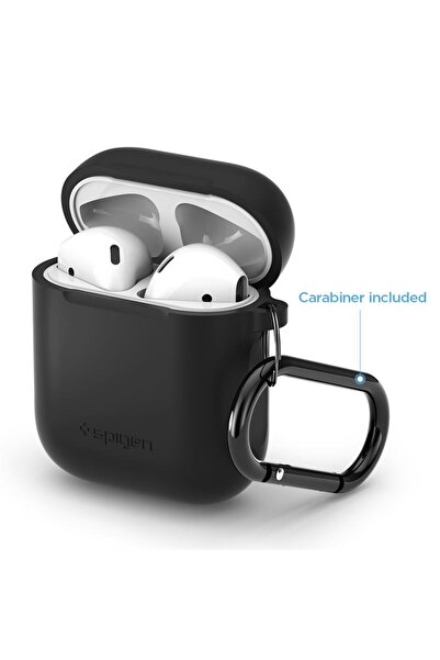 Spigen Θήκη σιλικόνης, μαύρη - AirPods 1/2019