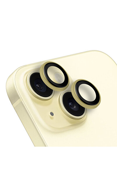 OBAL:ME Προστατευτικό φακού για Apple iPhone 15/15 Plus Κίτρινο