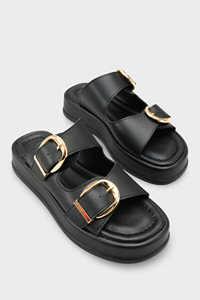 Riccon Papuci de damă cu cataramă dublă 0012683