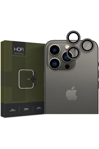 HOFI Camring PRO+ Προστατευτικό Κάμερας από Σκληρυμένο Γυαλί Μαύρο για το iPh...