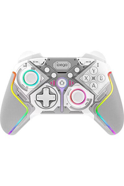 ipega 9666BH Ασύρματο Gamepad για Android / PC / PS3 / PS4 / Switch / iOS Λευκό