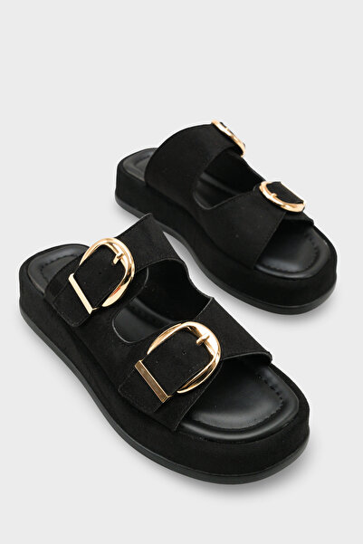 Riccon Papuci de damă cu cataramă dublă 0012683