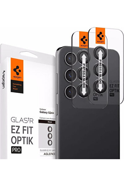 Spigen Γυαλί tR EZ Fit Optik Pro 2 Pack, μαύρο - Samsung Galaxy S24+