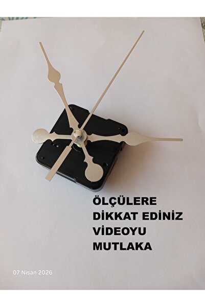 CNR SHOP Saat Mekanizması, 22 mm ŞAFT BOYU Sessiz Çalışır Saat Motoru Akrep-Y...