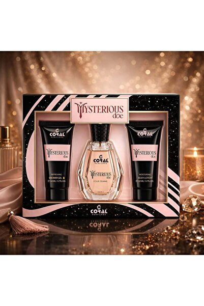 CORAL PERFUMES Coral Mysterious Doe Pour Femme Gift Set for Women