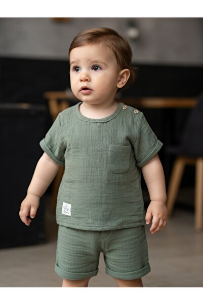 Yasem 2-Piece Set with Muslin Shorts