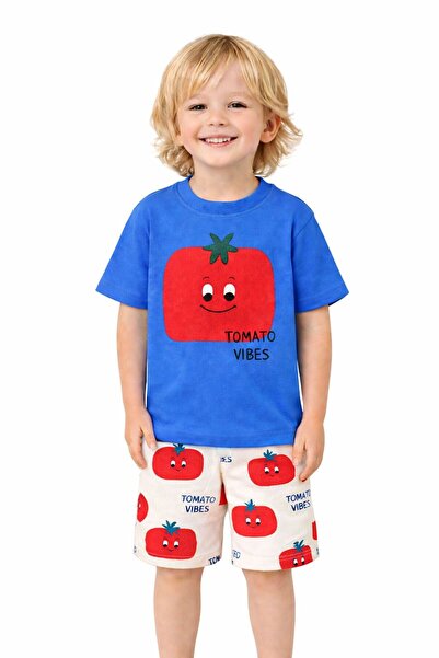 La'ciel prss Boys' 100% Cotton Summer Shorts Set – Breathable Soft Fabric