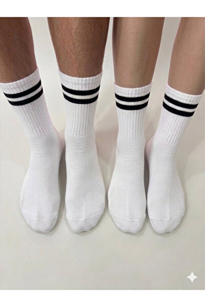 Bilal Çınar Tekstil Cotton Unisex Tennis Socks Long Size Sports Socks 6 Pairs...
