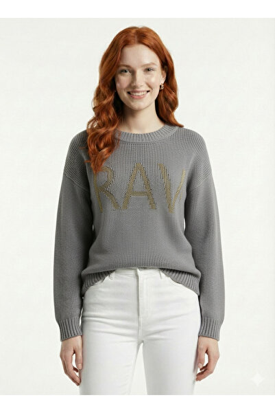 Neden Tekstil Γυναικείο γκρι πλεκτό πουλόβερ - Άνετο και κομψό