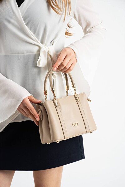 Çanta Trend Gold Detailed Women's Hand and Shoulder Bag