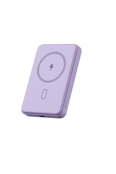 WIWU Magnetic MagSafe PowerBank 10000mAh with Stand Purple 15W (P043)