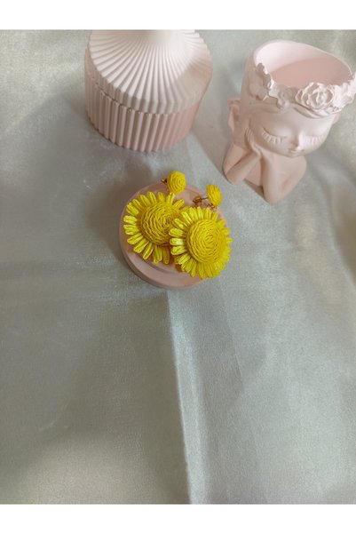 CSAYMODA Sari Sunflower Earrings