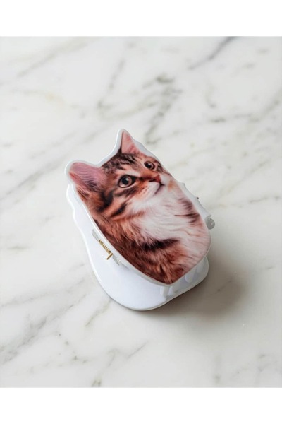 Portakal Esintisi Miaw mačka motiv kosti zaključna kopča