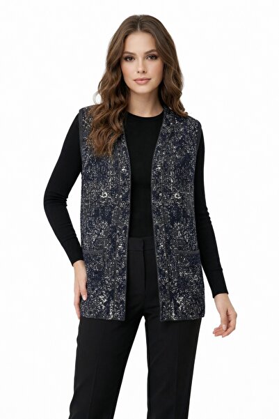 Uludağ Triko Γυναικείο πλεκτό γιλέκο Mother BGL-ST05298