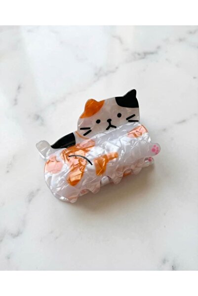 Portakal Esintisi Κούμπωμα με Μοτίβο Γάτας Miaw και Σχέδιο Κόκαλου