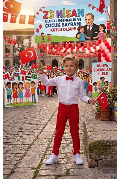 moda rüyası 23 April Boys' Suit 3-13 Years Old