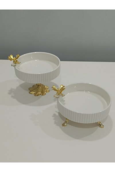 PARILTI HOME COLLECTİON Σετ 2 τεμαχίων: Πορσελάνινο πιάτο με φιγούρες πεταλού...