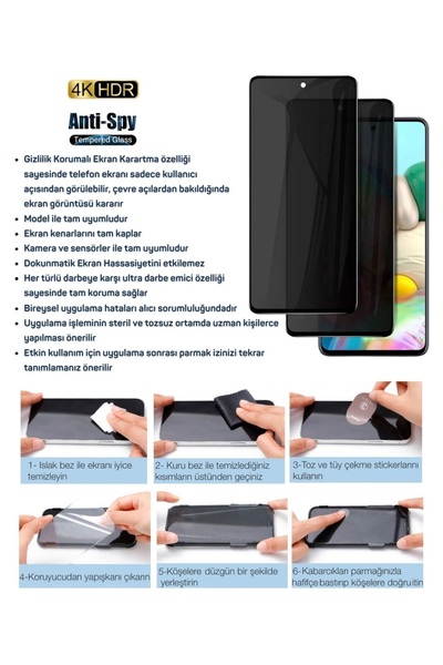 HANPORIUM Xiaomi 17 Pro Max Uyumlu Hayalet Ekran Koruyucu 9D Kırılmaz Cam Extra Darbe Koruma Tam Kaplar