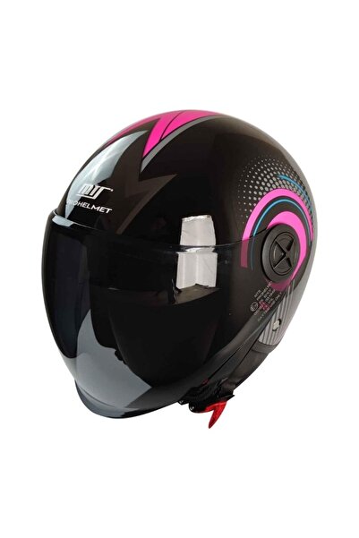 MTS 101 Yazlık Motosiklet Kaskı Pink Woman
