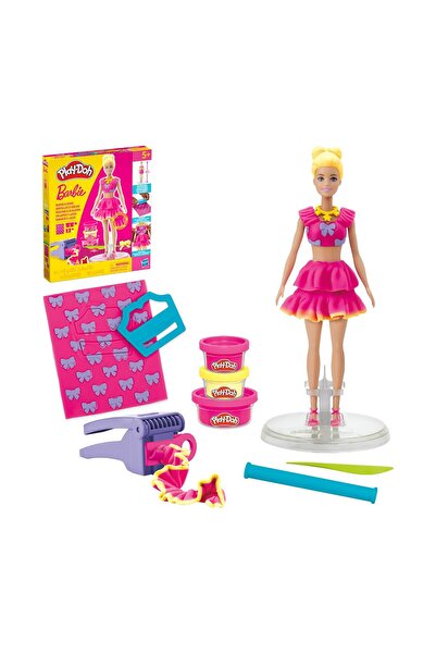 Hasbro Play-Doh Modă B. Păpuși de designer cu volane și fundițe (G1361)