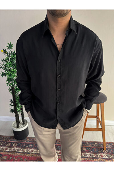 blucombin Premium Modal Fabric Shirt Wide Cut