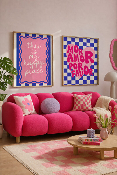 STARYUNA Ξύλινο Τυπογραφικό Σετ Διπλών Πινάκων με Θέμα την Αγάπη και την Ευτυ...