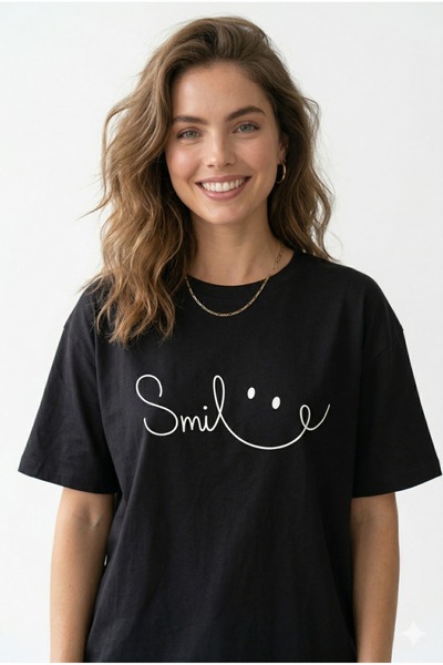 Lizbon Style Γυναικείο μπλουζάκι Oversize 100% βαμβακερό, άνετη εφαρμογή, με ...