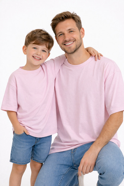 VODEXA Tricou oversize pentru tată și copil – Tricou pentru mamă și copil cu ...