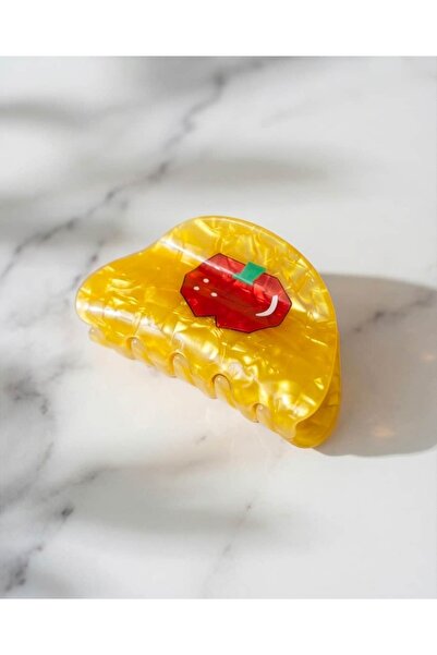 Portakal Esintisi Φρουτώδης πόρπη με μοτίβο μήλου και κόκαλου