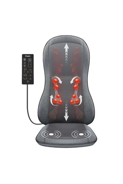 MACGON Erg-784 Shiatsu 2d Ve 3d Ovmalı Isıtmalı Masaj Koltuğu Minderi Masaj A...