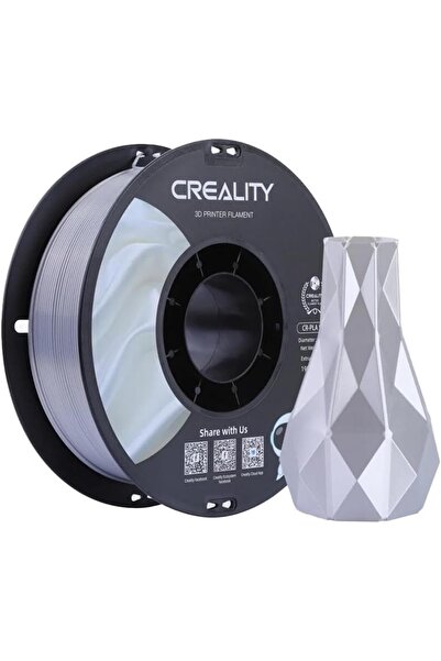 Creality Cr-Silk Pla 1,75mm 3D Baskı Filament 1Kg Gümüş
