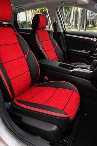 VK AUTO DESİGN Car Seat Cover Full Set Universal 2+1 Compatible Rear Armrest ...