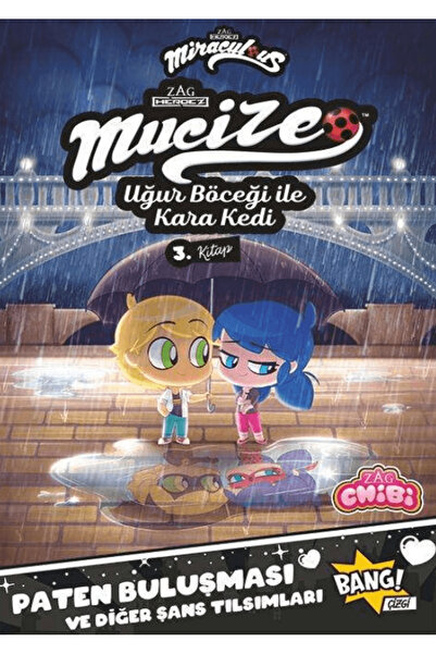 Komikşeyler Yayıncılık Mucize: Uğur Böceği ile Kara Kedi Chibi 3. Kitap / / 9...