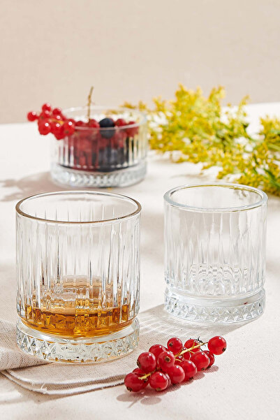 Paşabahçe Set of 4 Elysia Whiskey Glasses 355 Cc