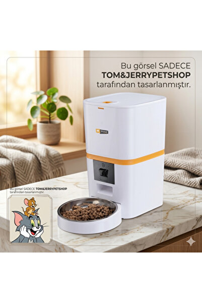 Ferplast Tom&JerryPetshop - Risto Pet Smart Akıllı Otomatik Mama Kabı Kedi ve...
