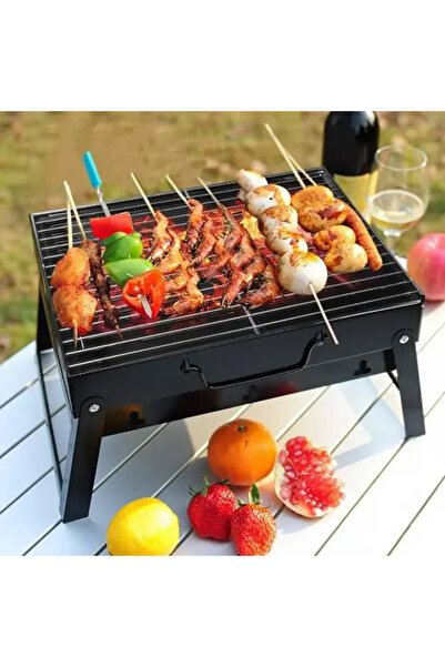 Munico Katlanır mangal, küçük kömür mangalı, barbekü, taşınabilir mini mangal...