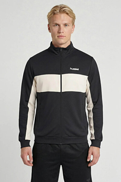 hummel Hanorac negru pentru bărbați Hmlyerno cu fermoar 922532-2001