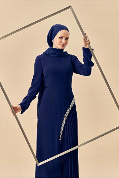 Alvina TAŞ İŞLEMELİ ABİYE ELBİSE 50542
