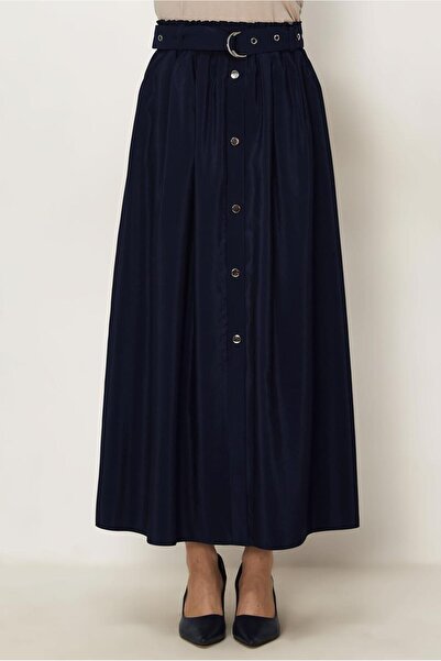 Alvina Υφασμάτινη φούστα αλεξίπτωτου με ζώνη 60757