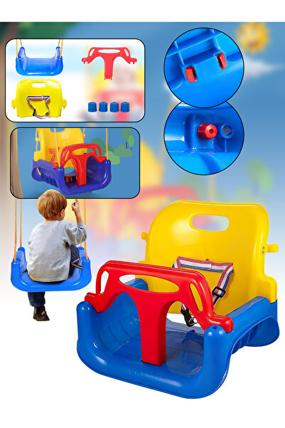Leon Lifestyle 2-in-1 Toddler High Back Swing Seat, Safety Hanging Swing Chai...