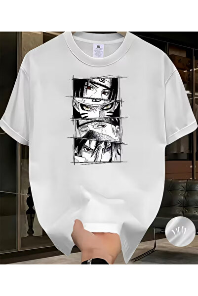 LİNA06 Men's T-shirt, Men's Summer Fashion Casual T-Shirt, Creative Print Design