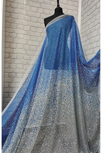 TESATURI OUTLET Ύφασμα Premium Τούλι με ντεγκραντέ γκλίτερ - Λαμπερό εφέ ομπρ...